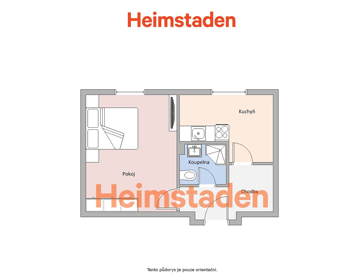 Pronájem bytu 1+1 33 m², Hornická, Havířov - Prostřední Suchá
