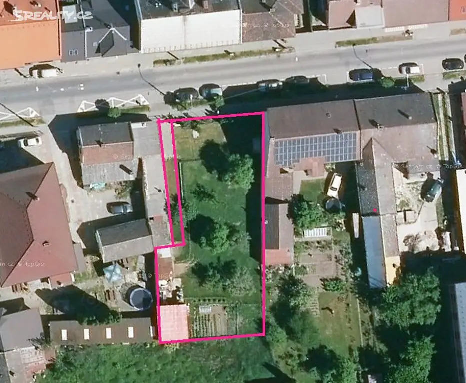 Prodej  stavebního pozemku 849 m², Havlíčkova, Otrokovice