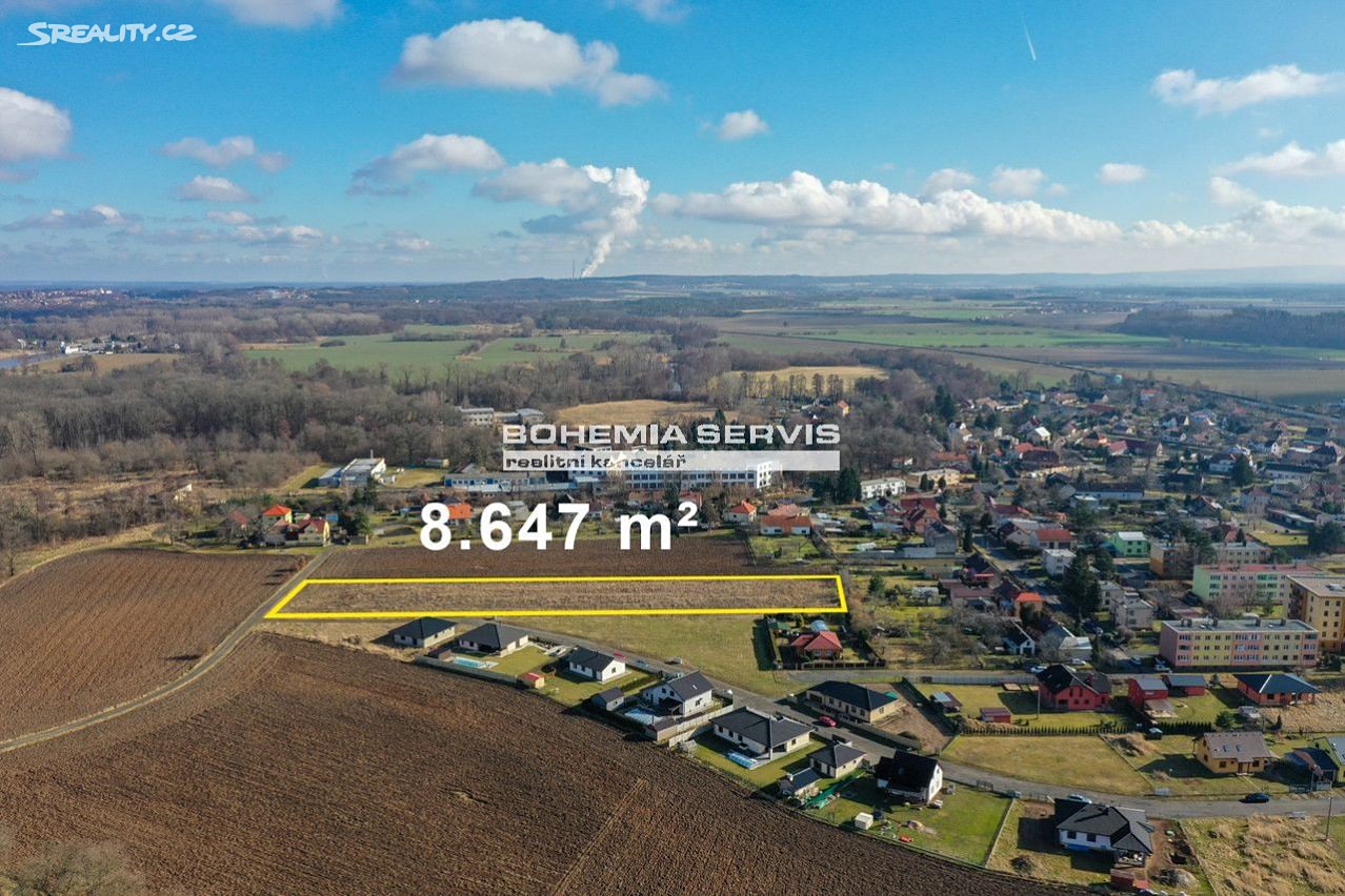 Prodej  stavebního pozemku 8 647 m², Starý Kolín - Bašta, okres Kolín