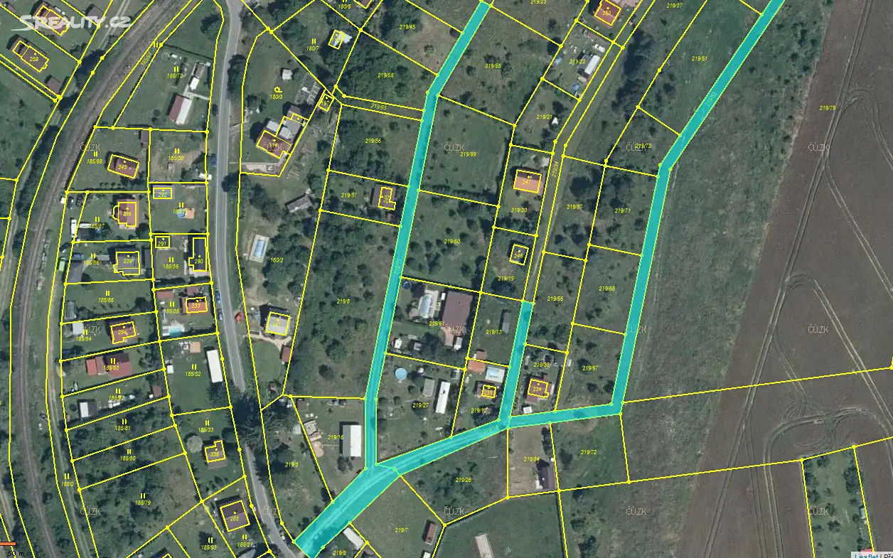 Prodej  pozemku 2 727 m², Chřenovice, okres Havlíčkův Brod