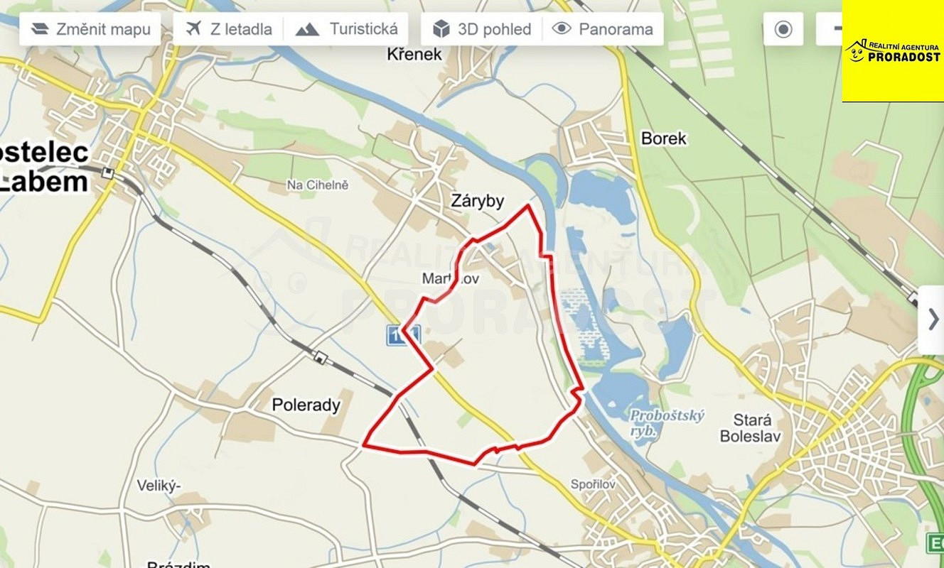 Záryby - Martinov, okres Praha-východ