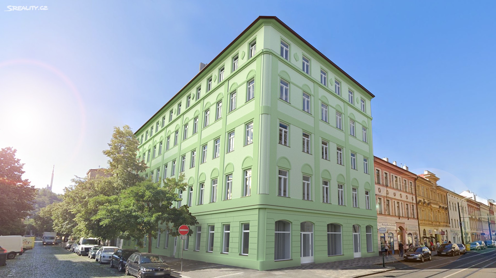 Prodej bytu 1+kk 39 m² (Podkrovní), Vítkova, Praha 8 - Karlín