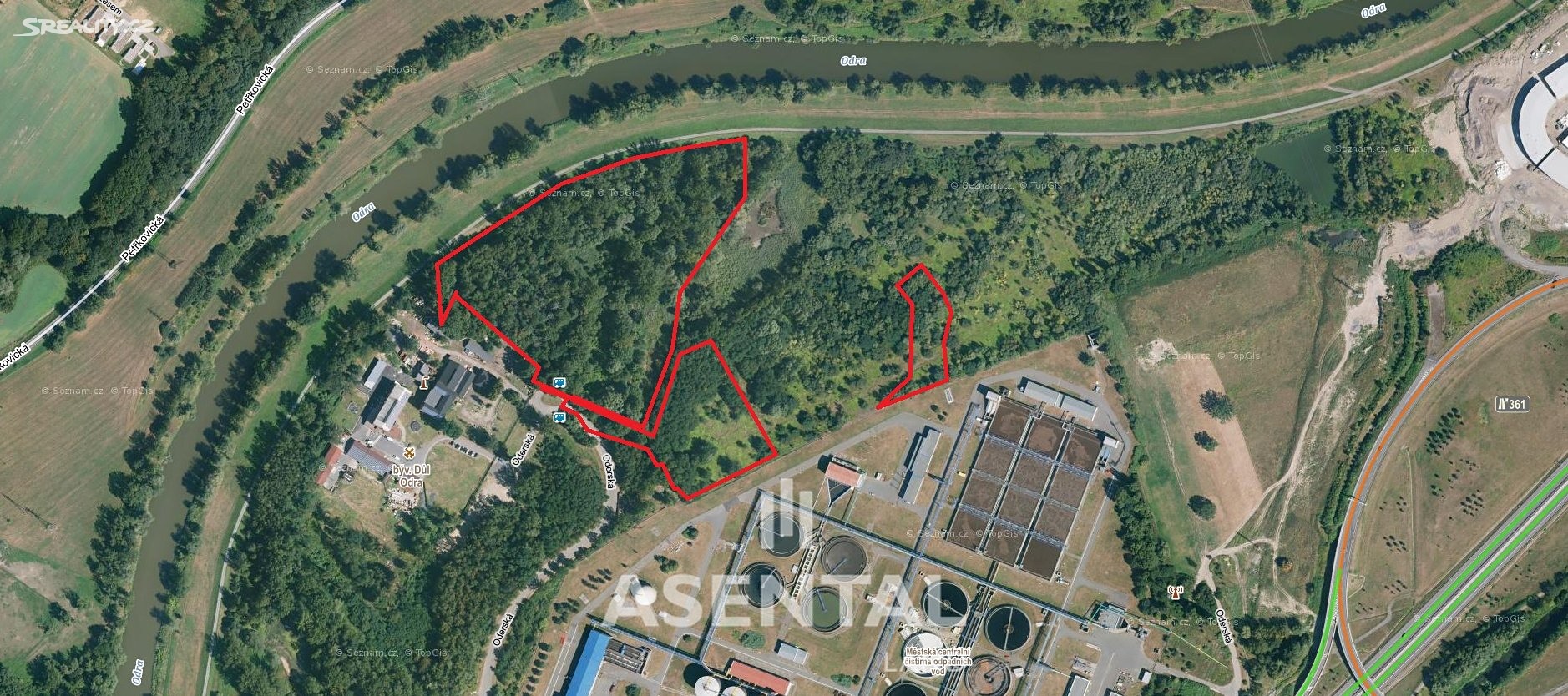 Prodej  pozemku 55 652 m², Oderská, Ostrava - Přívoz