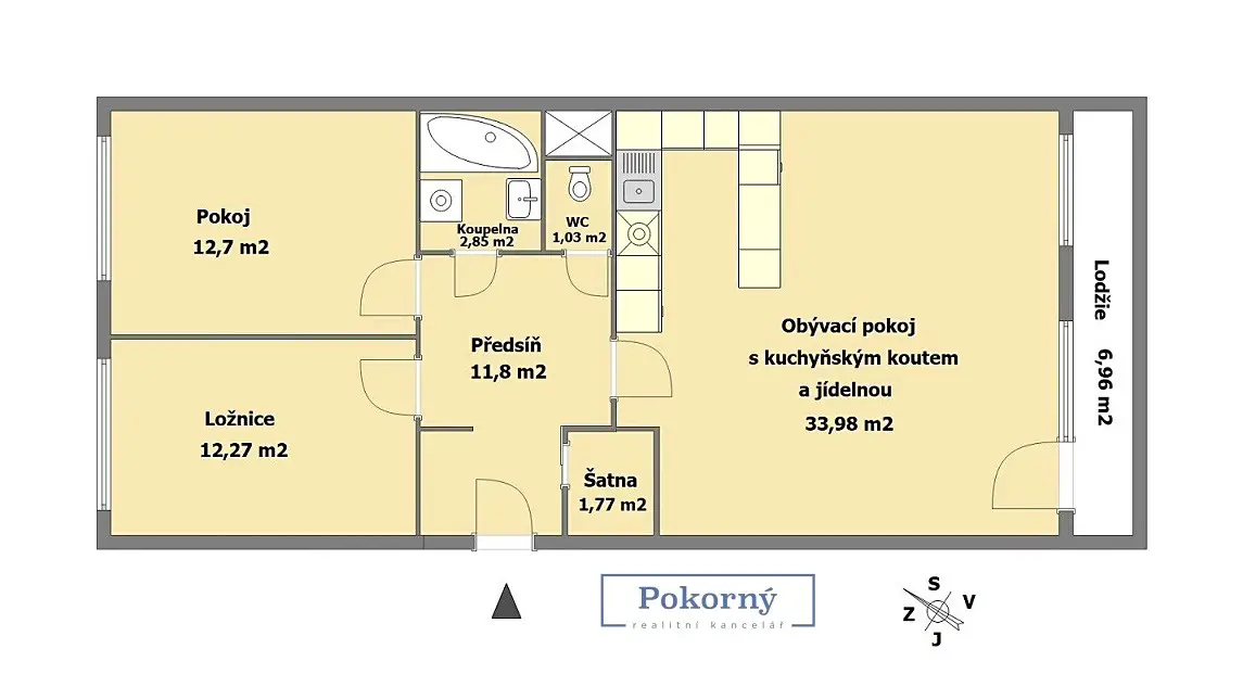 Prodej bytu 3+kk 83 m², Šmolíkova, Praha 6 - Ruzyně