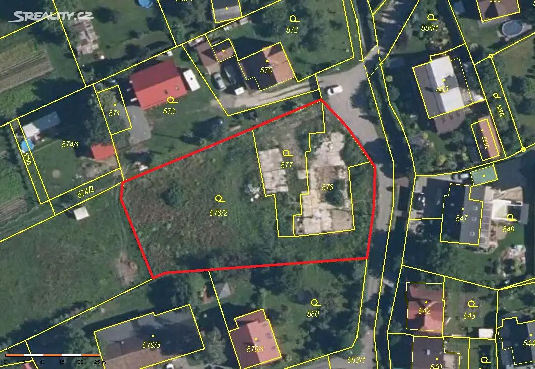 Prodej  stavebního pozemku 2 151 m², Baška - Kunčičky u Bašky, okres Frýdek-Místek