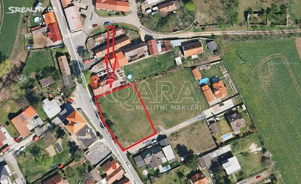 Prodej  stavebního pozemku 1 664 m², Kojetická, Čakovičky