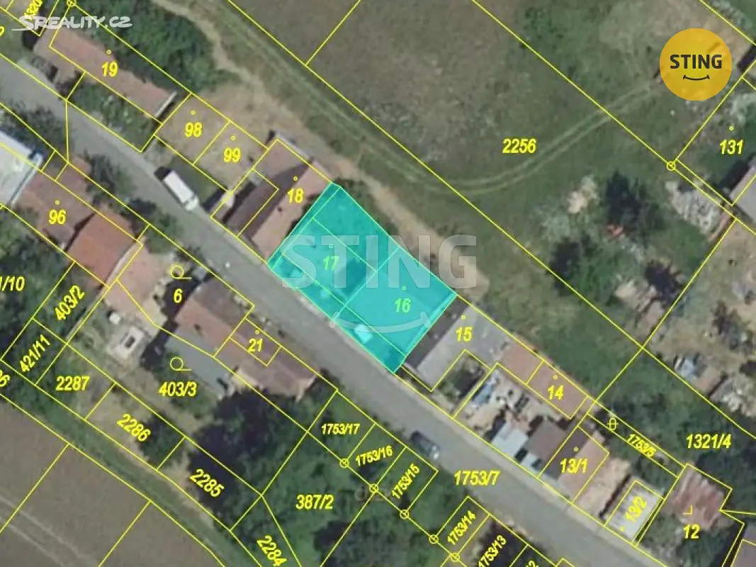 Prodej  stavebního pozemku 254 m², Skalka, okres Hodonín