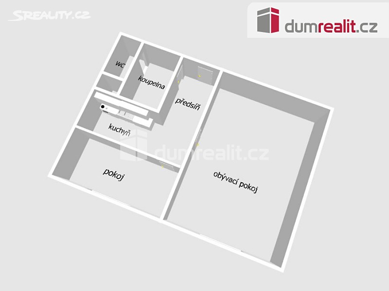 Prodej bytu 2+kk 35 m², Modenská, Karlovy Vary - Doubí