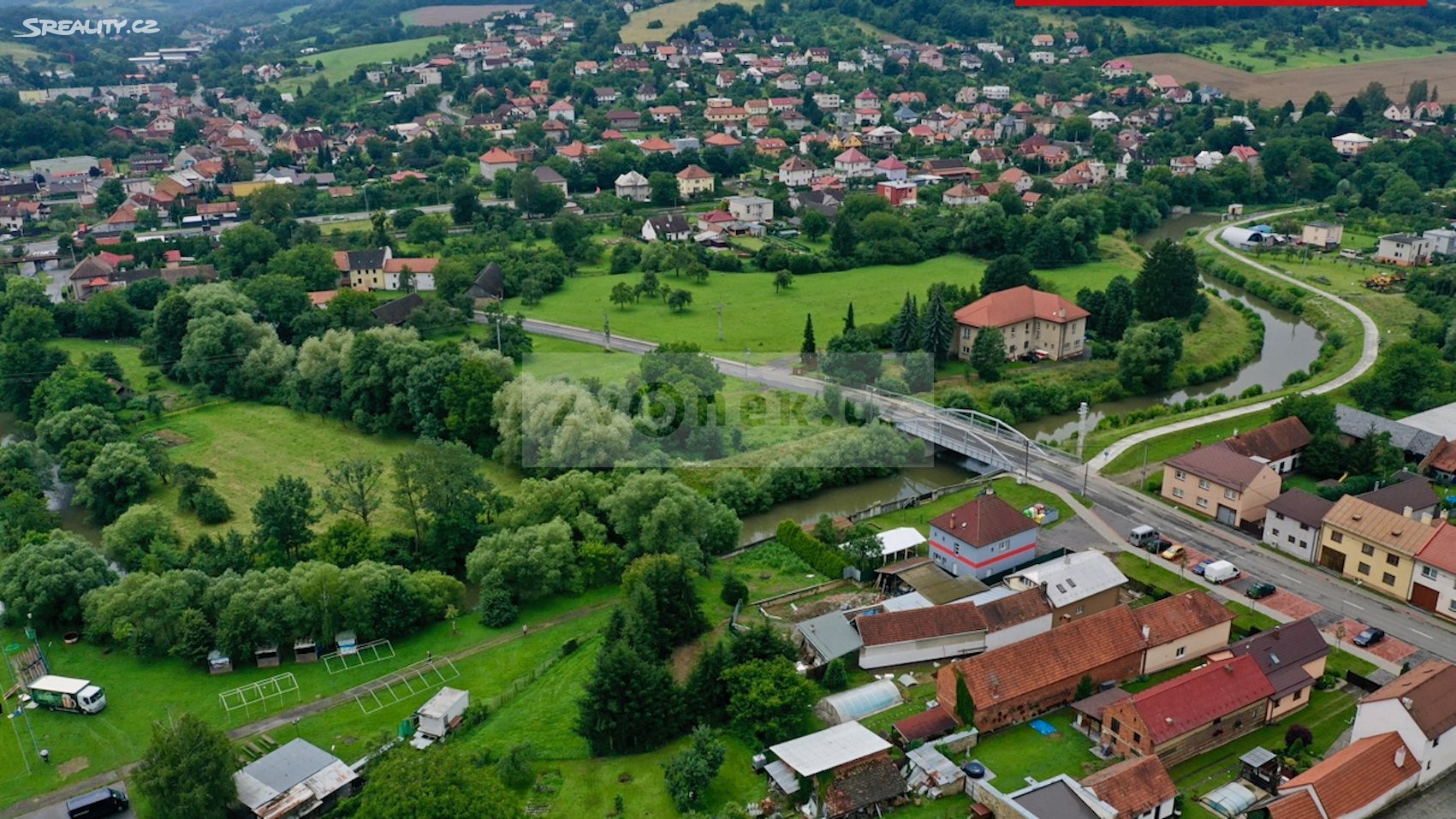 Prodej  stavebního pozemku 848 m², Zlín - Příluky, okres Zlín