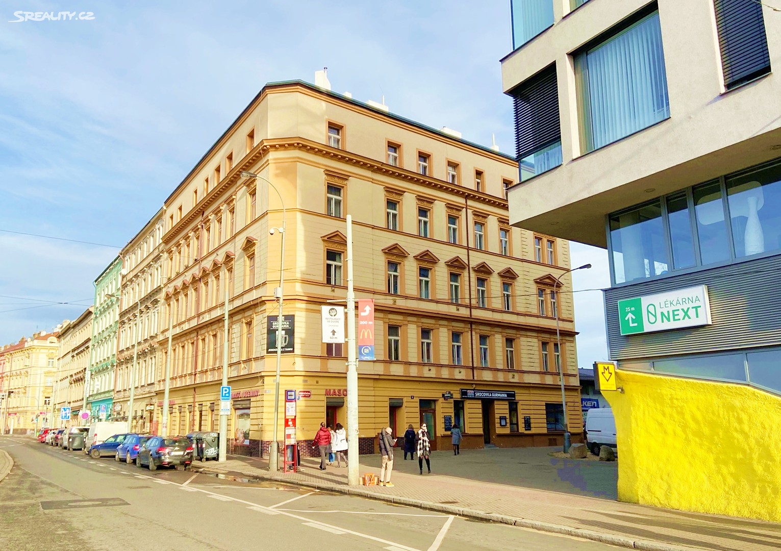Pronájem bytu 3+kk 104 m² (Podkrovní), Rozkošného, Praha 5 - Smíchov