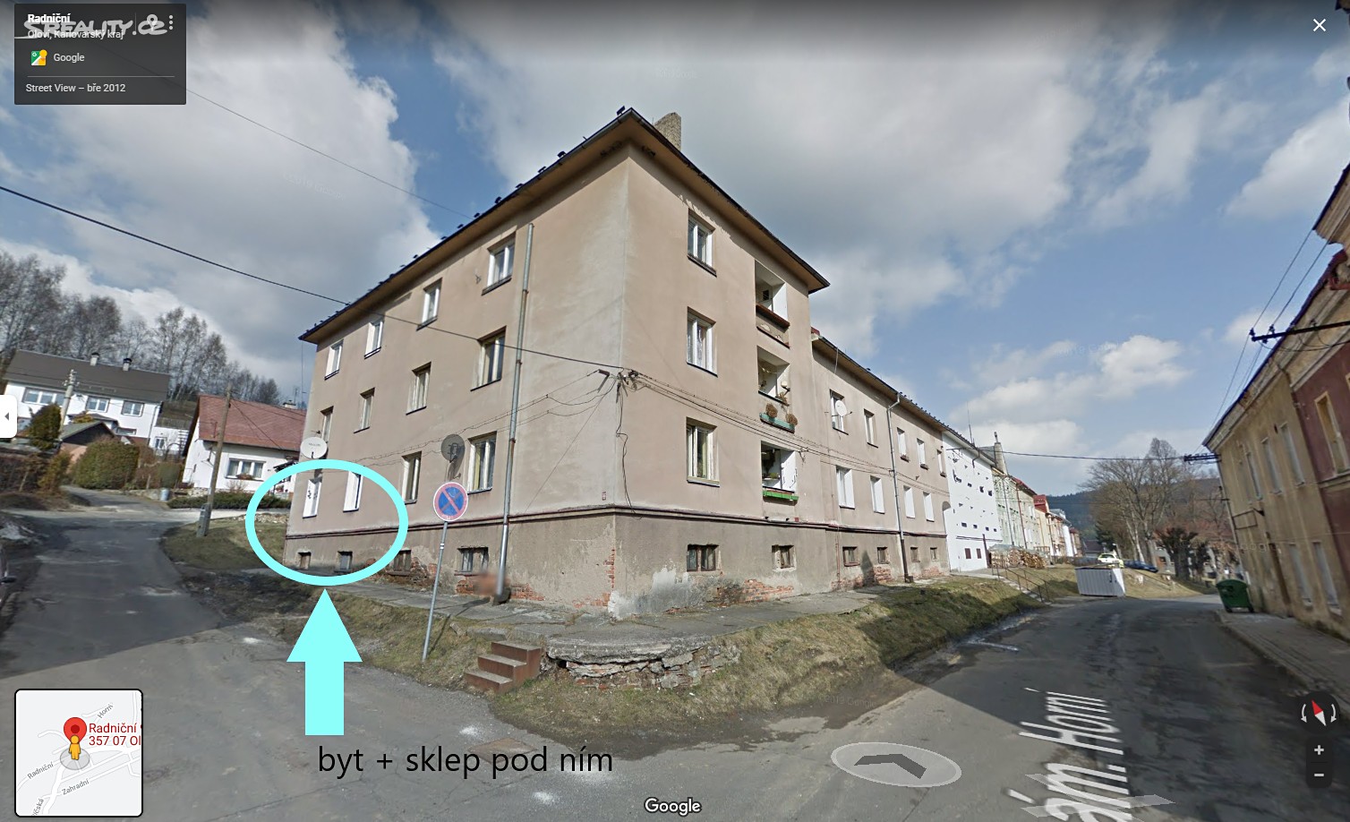 Prodej bytu 3+1 74 m², Radniční, Oloví