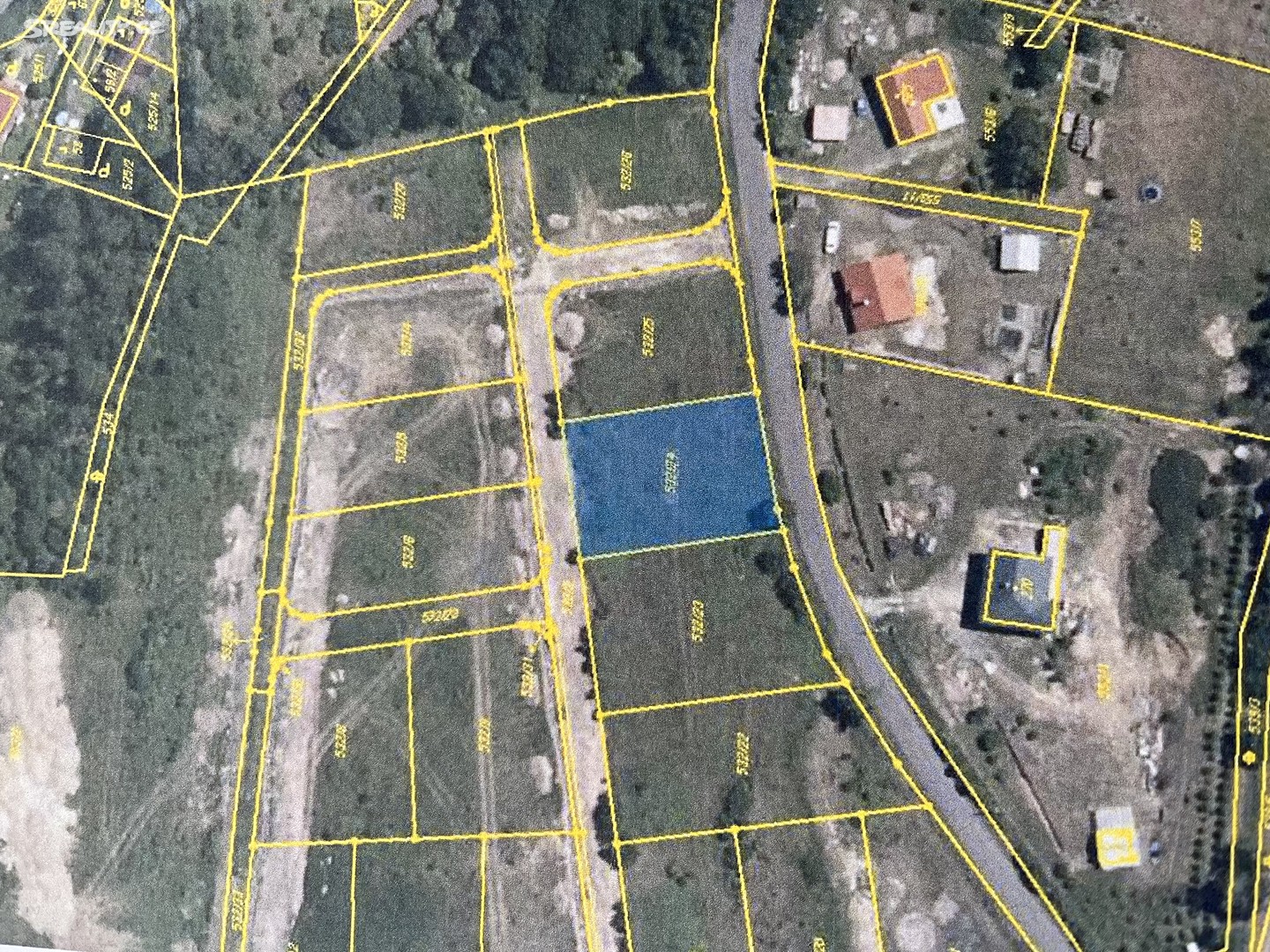 Prodej  stavebního pozemku 974 m², Okounov, okres Chomutov