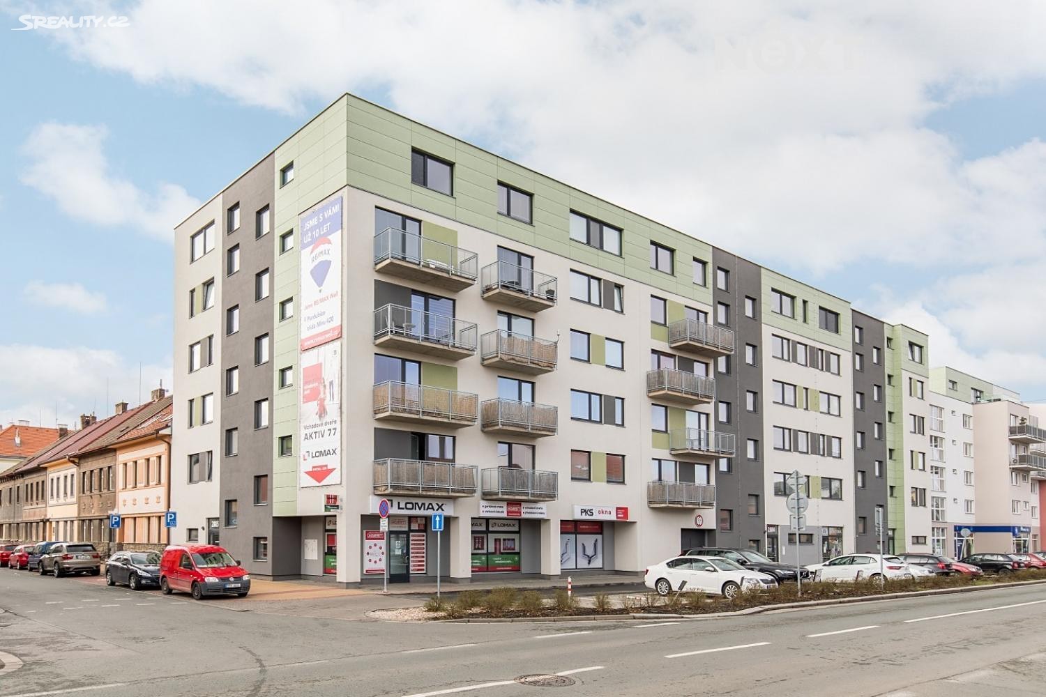 Pronájem bytu 2+kk 46 m², Železničního pluku, Pardubice - Zelené Předměstí