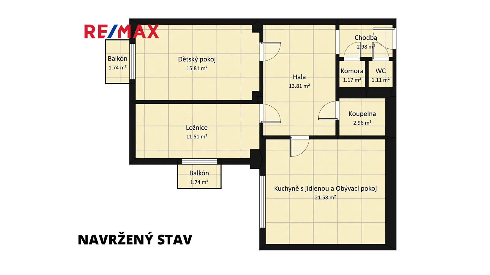 Prodej bytu 2+1 78 m², Přístavní, Praha 7 - Holešovice