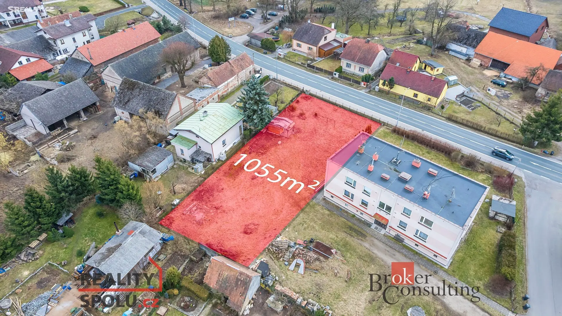 Prodej  stavebního pozemku 1 055 m², K Zastávce, Blešno
