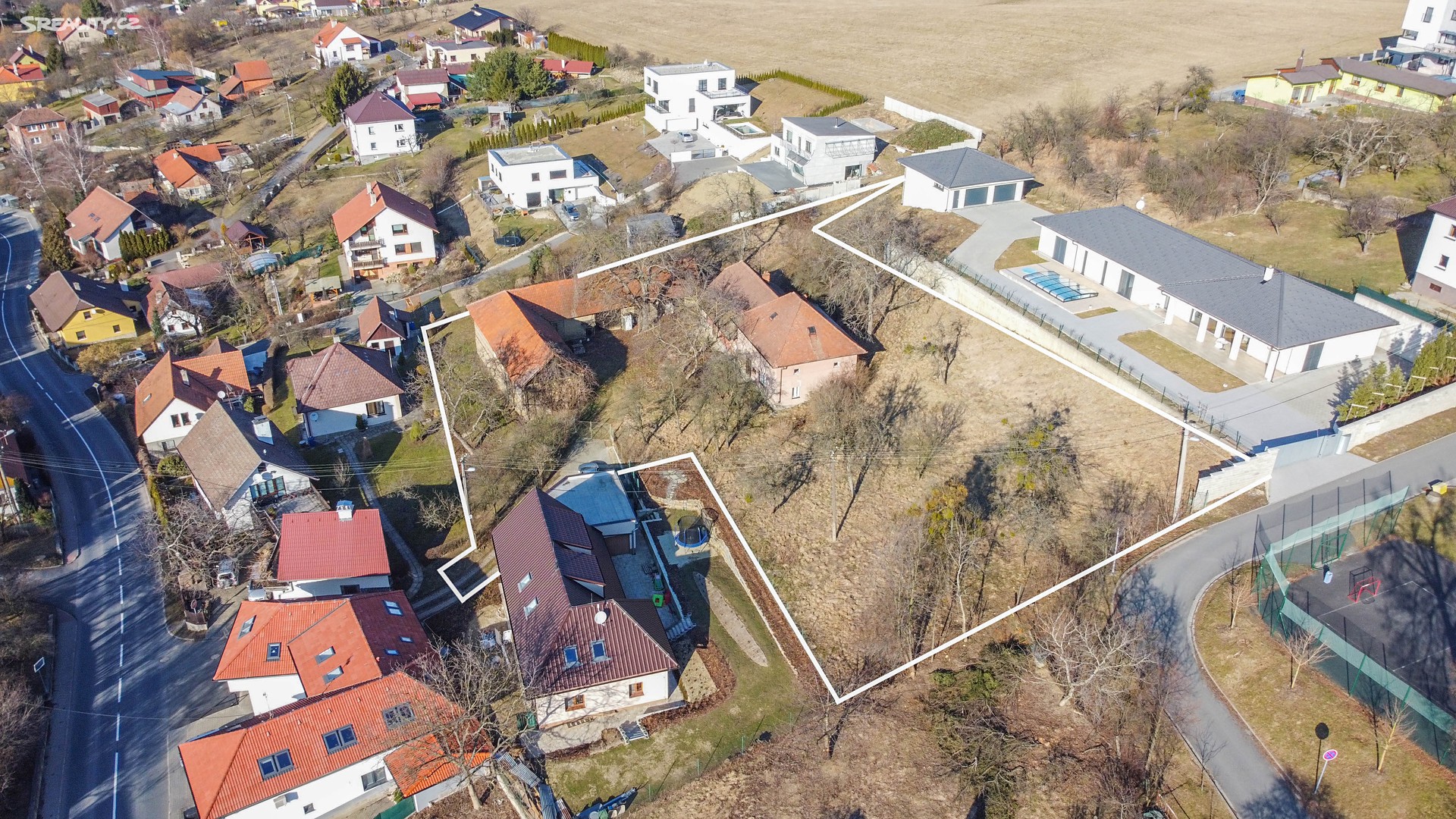 Prodej  stavebního pozemku 3 528 m², Václavská, Zlín - Kudlov