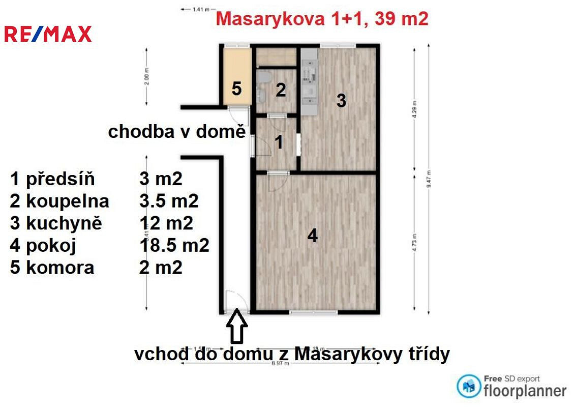 Masarykova třída, Teplice - Trnovany