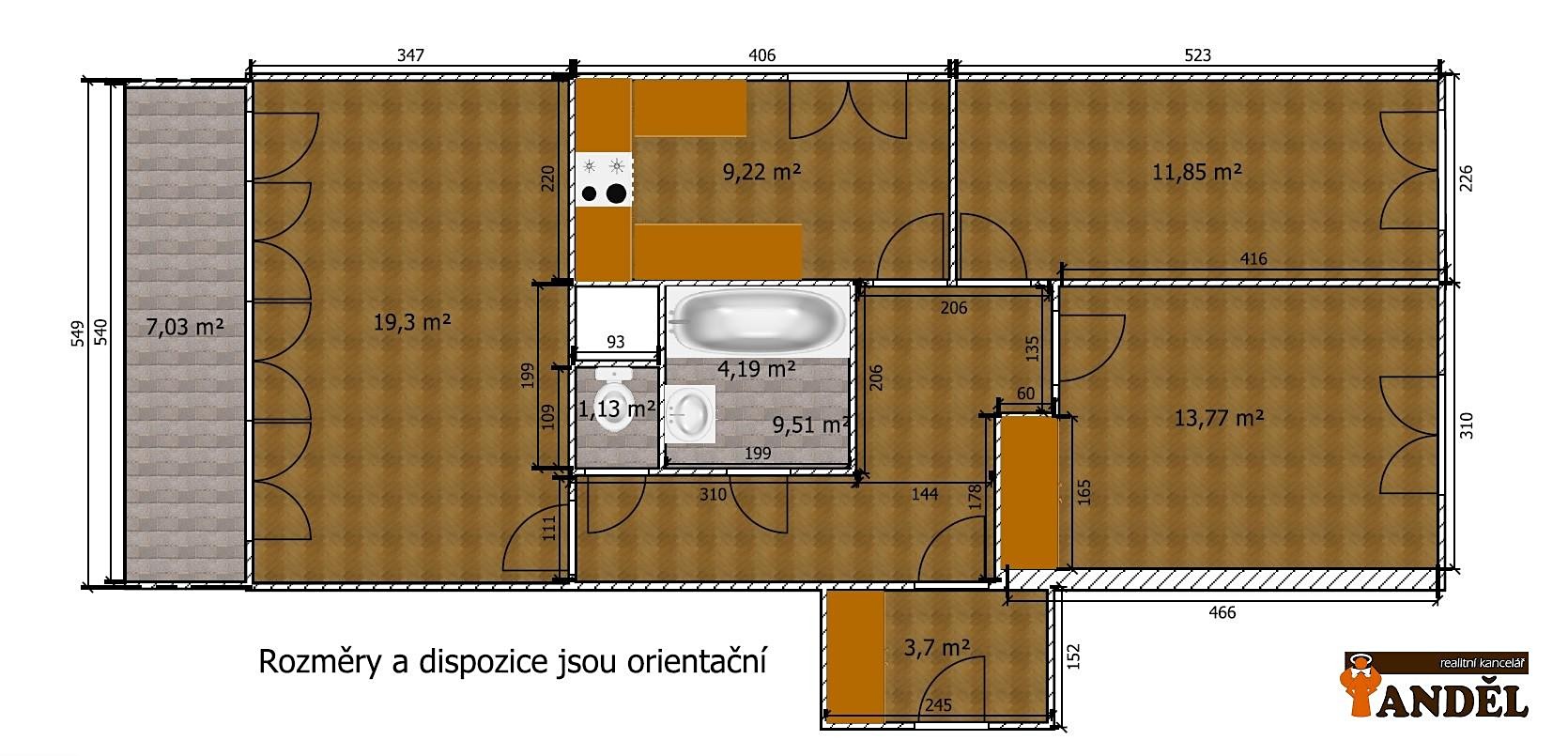 Prodej bytu 3+1 73 m², Aloise Jiráska, Havířov - Podlesí