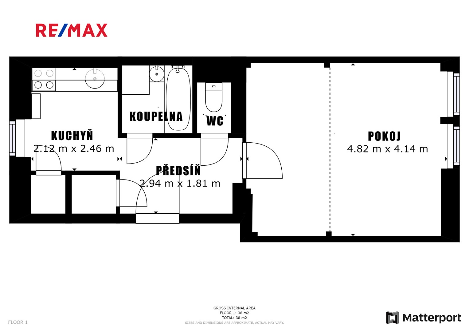 Prodej bytu 1+1 37 m², Pivovarská, Děčín - Děčín IV-Podmokly