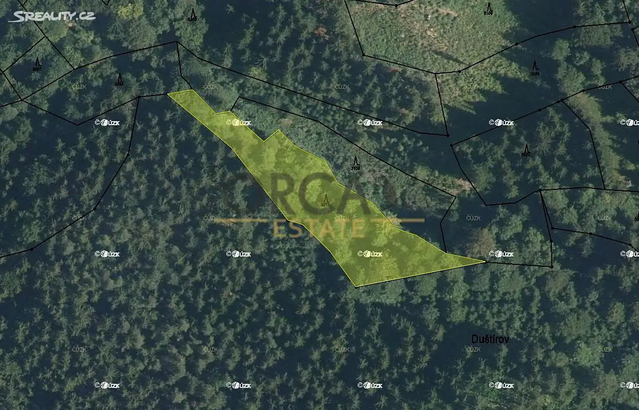 Prodej  lesa 1 326 m², Vlastiboř, okres Jablonec nad Nisou