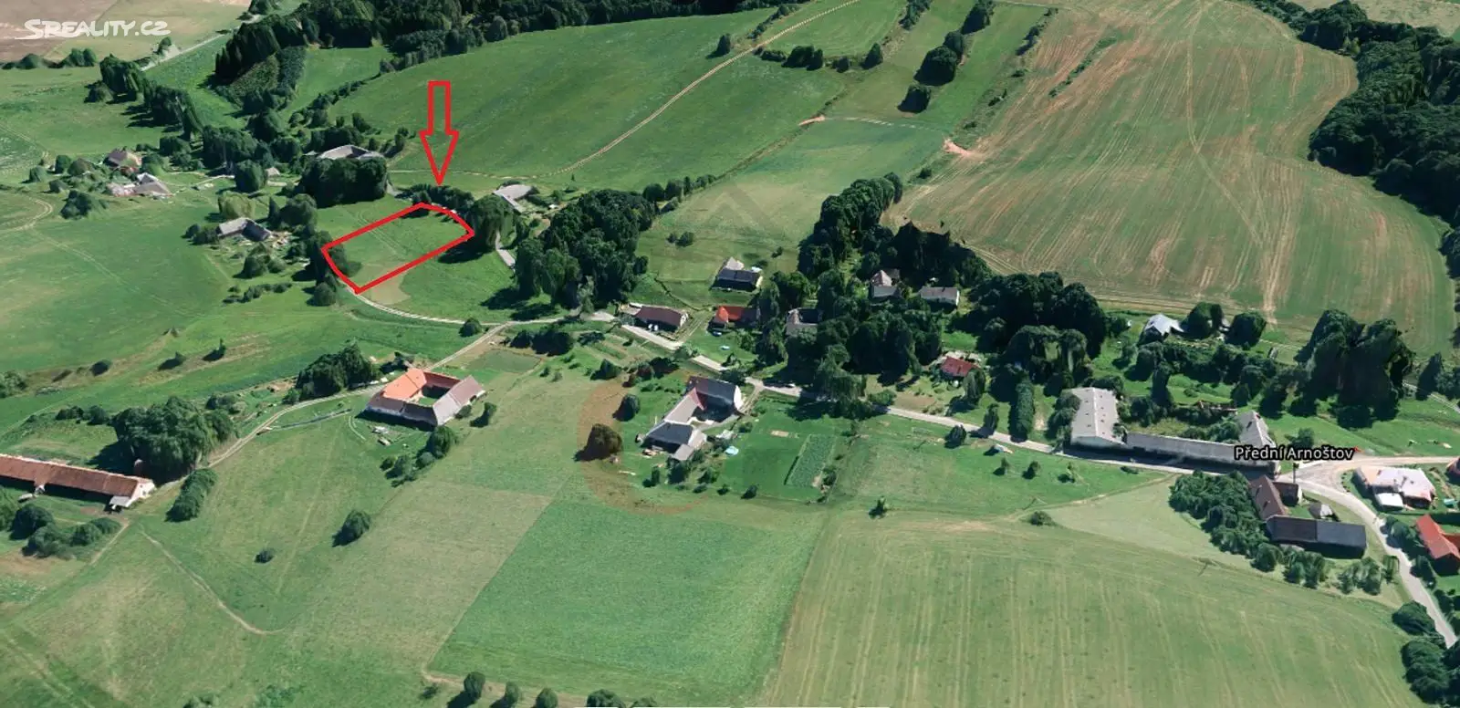Prodej  komerčního pozemku 2 762 m², Městečko Trnávka, okres Svitavy