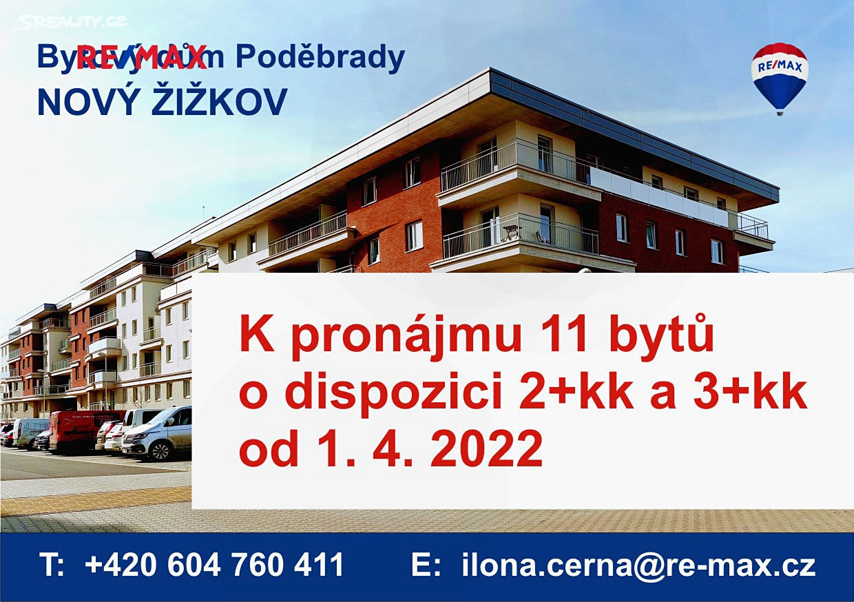 Pronájem bytu 3+kk 77 m², Vrchlického, Poděbrady - Poděbrady V
