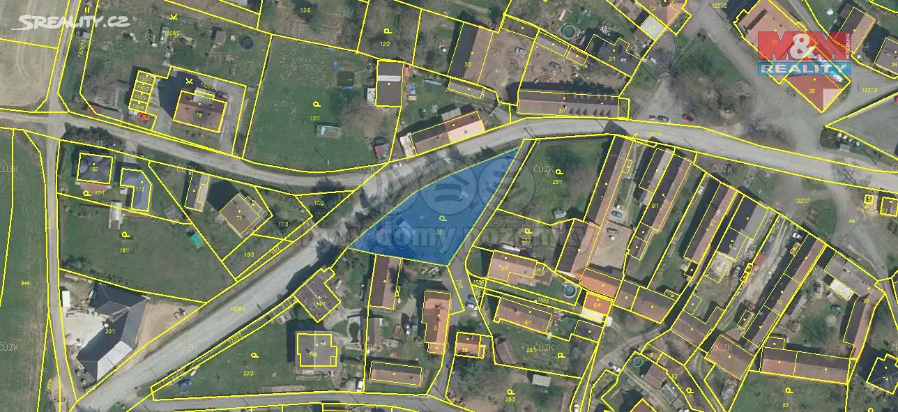 Prodej  stavebního pozemku 1 217 m², Koryta, okres Plzeň-sever