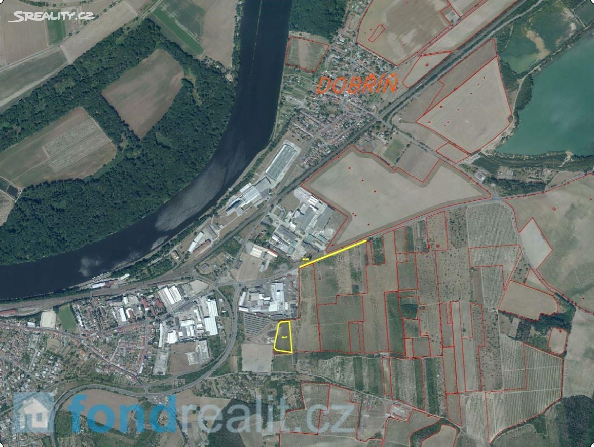 Prodej  pozemku 9 034 m², Dobříň, okres Litoměřice