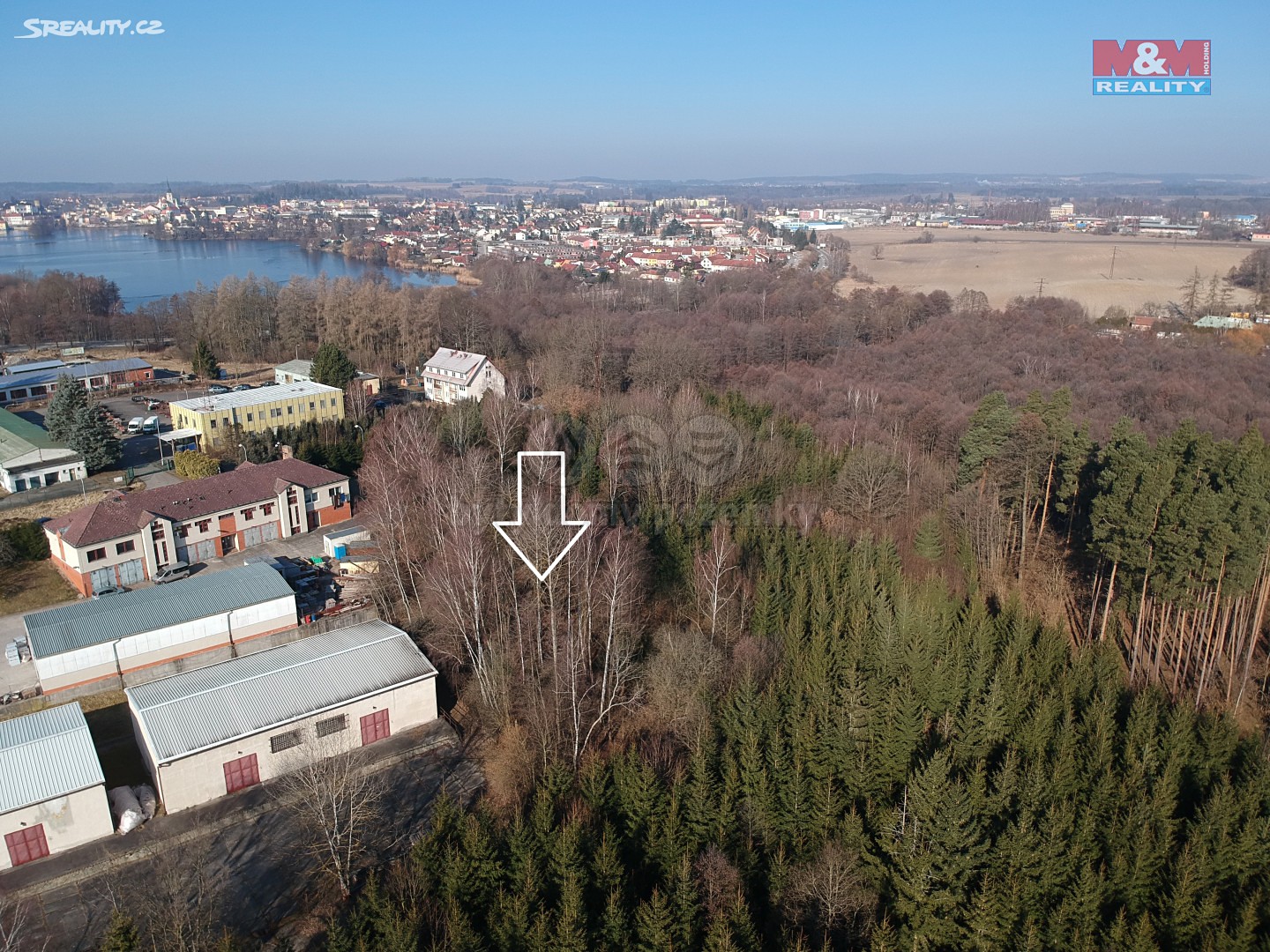 Prodej  pozemku 1 173 m², Jindřichův Hradec - Otín, okres Jindřichův Hradec