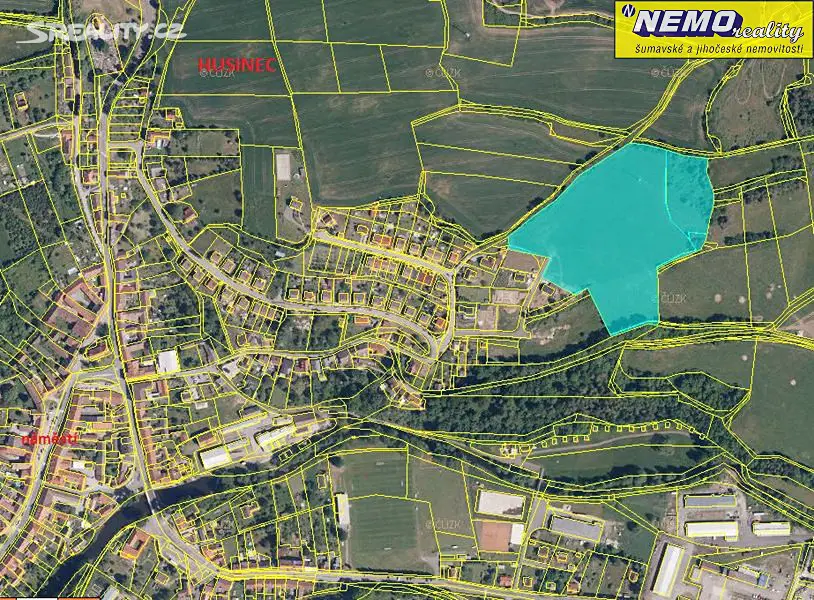 Prodej  pole 31 582 m², Husinec, okres Prachatice