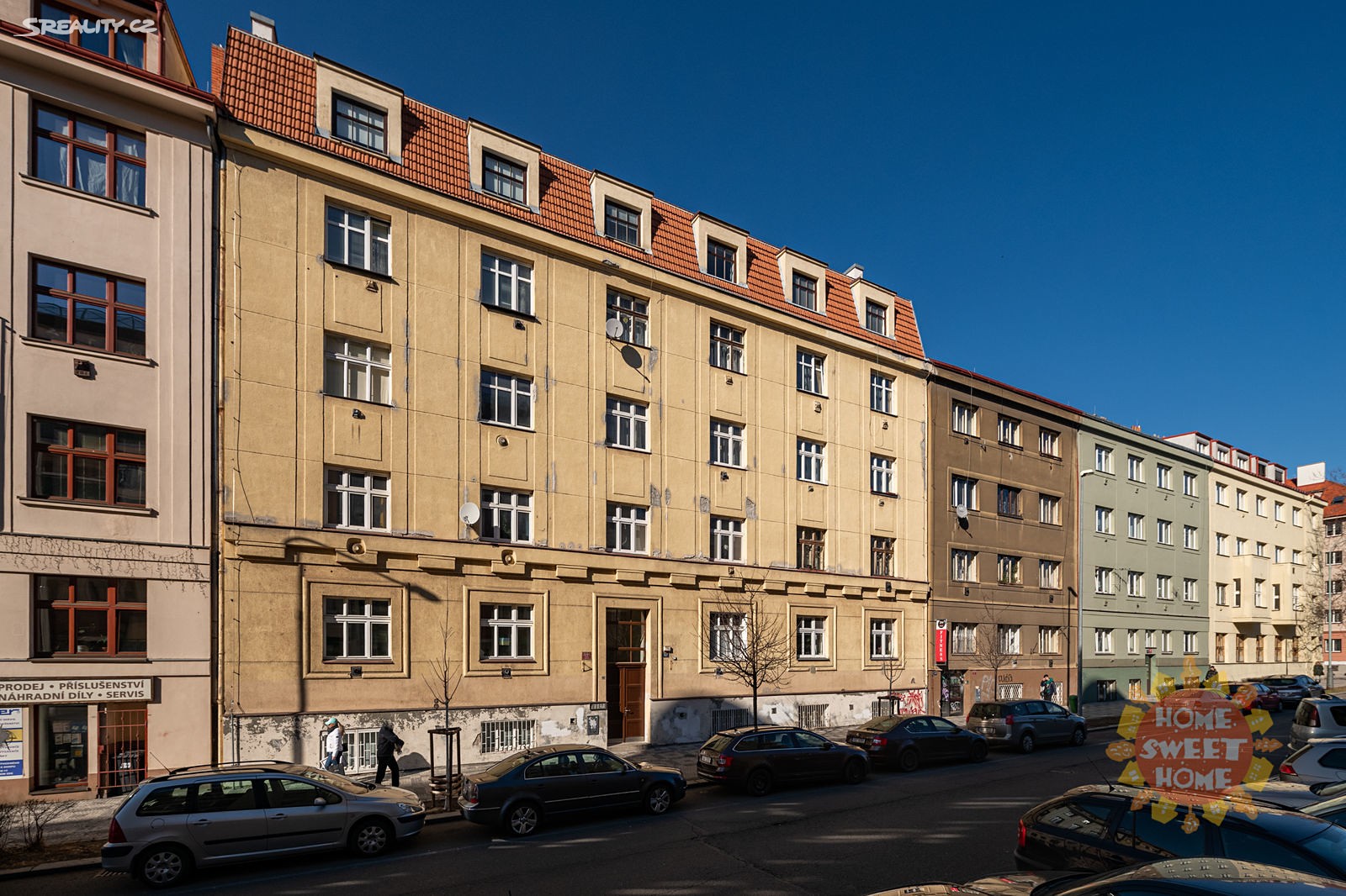 Pronájem bytu 1+1 35 m², Jeseniova, Praha 3 - Žižkov