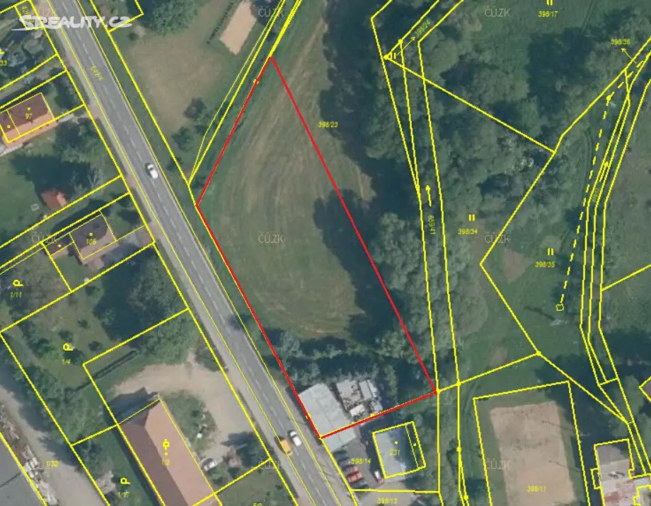 Pronájem  komerčního pozemku 3 400 m², Chocenice, okres Plzeň-jih