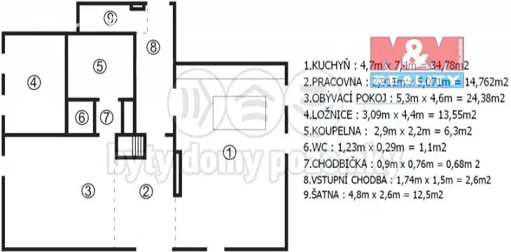 Prodej bytu 3+kk 140 m², Plzeňská, Praha 5 - Košíře