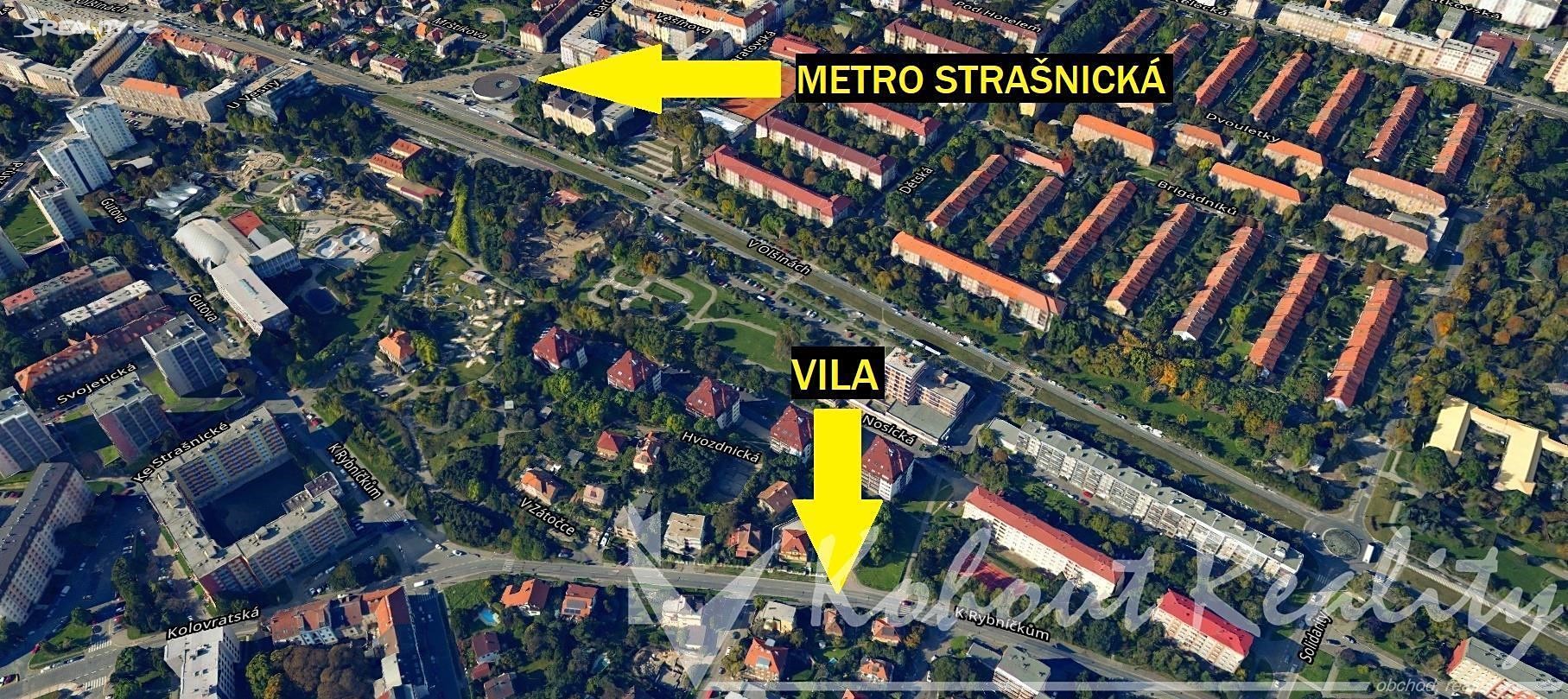 Prodej  vícegeneračního domu 249 m², pozemek 523 m², K Rybníčkům, Praha 10 - Strašnice