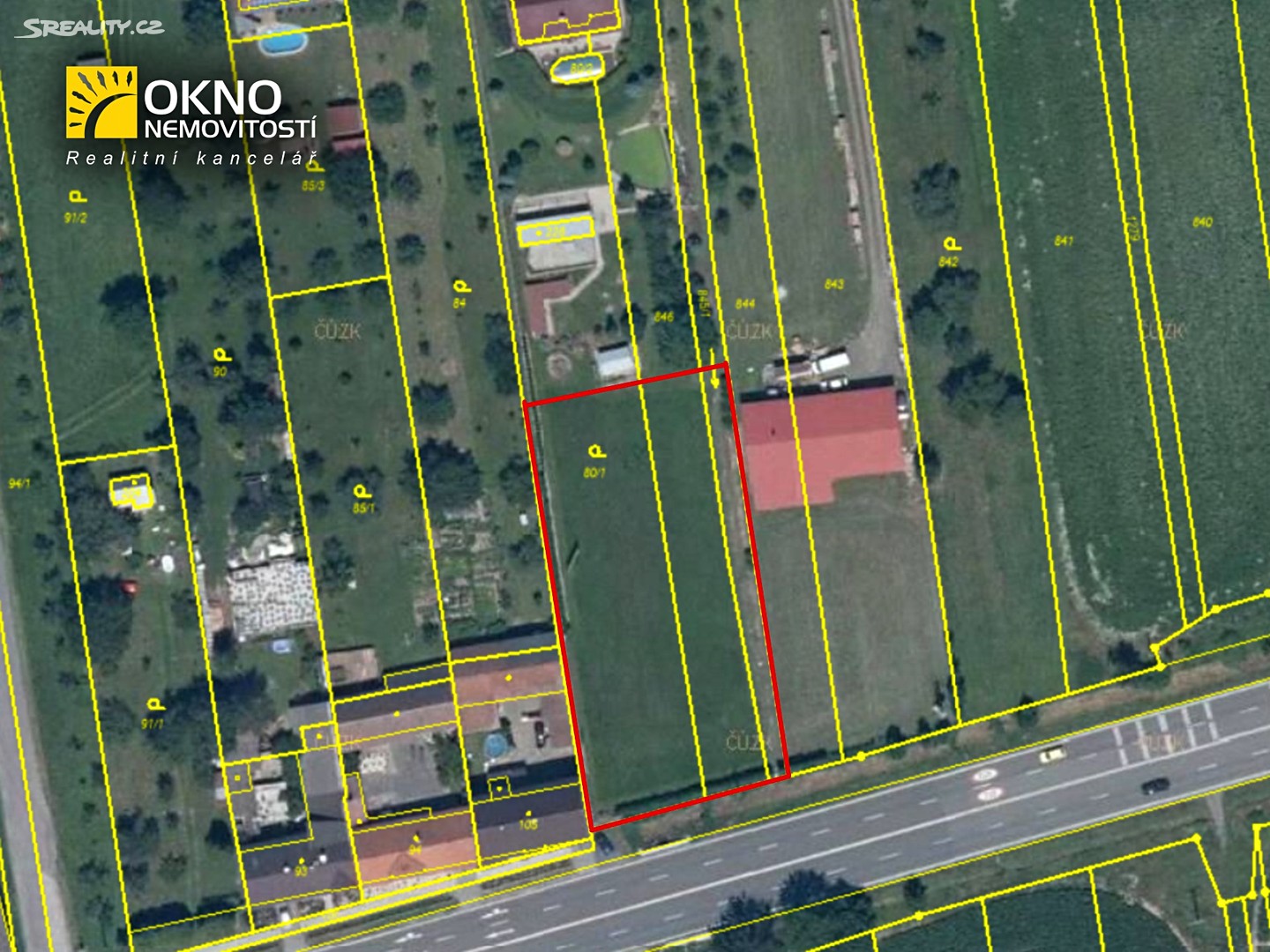 Prodej  stavebního pozemku 2 300 m², Hranice - Hranice VII-Slavíč, okres Přerov