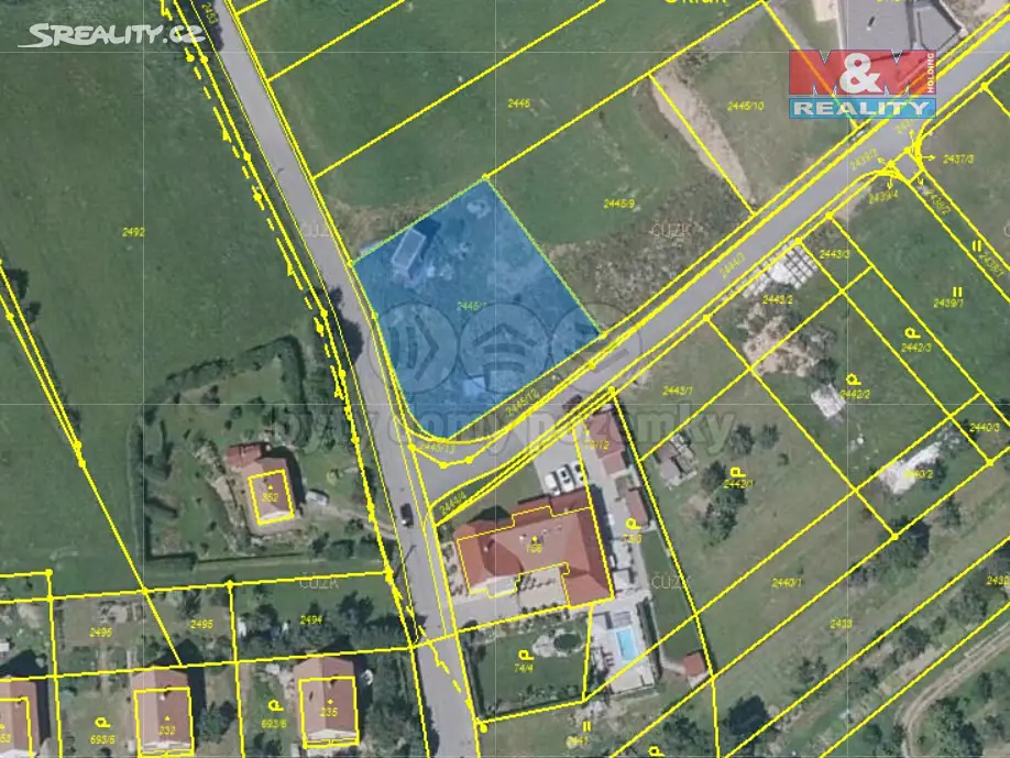 Prodej  stavebního pozemku 1 346 m², Šošůvka, okres Blansko