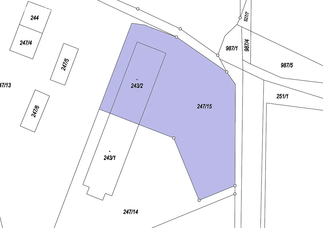 Prodej  komerčního pozemku 2 038 m², Suchdol nad Lužnicí - Klikov, okres Jindřichův Hradec