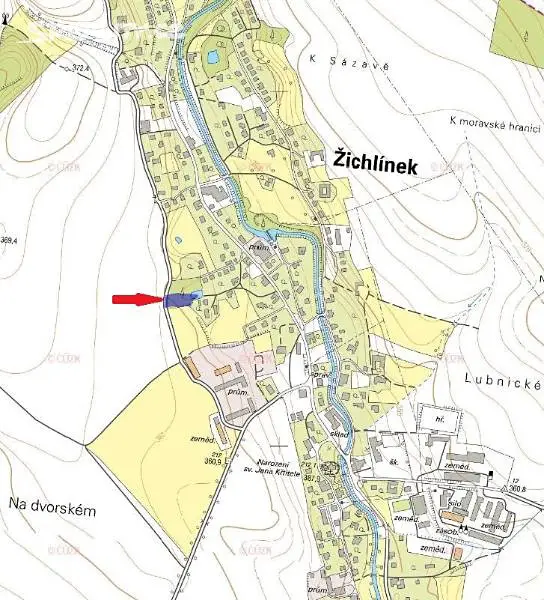 Prodej  lesa 2 053 m², Žichlínek, okres Ústí nad Orlicí