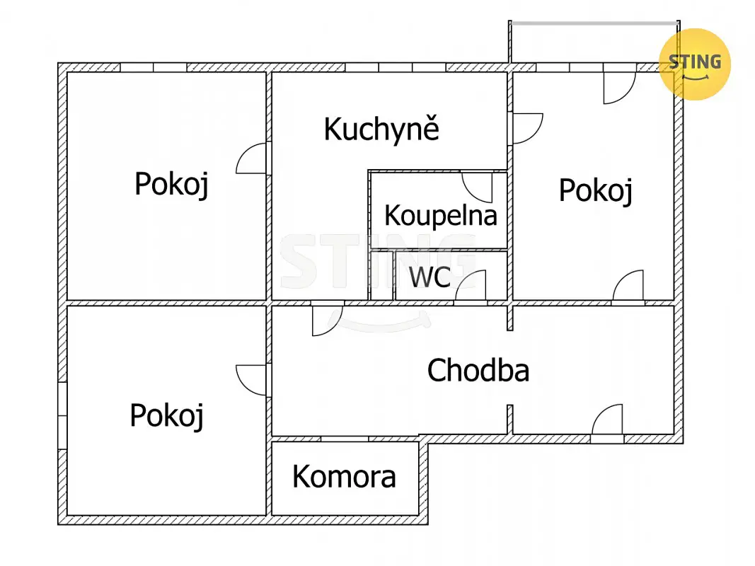 Prodej bytu 3+1 82 m², Na Výsluní, Borovany