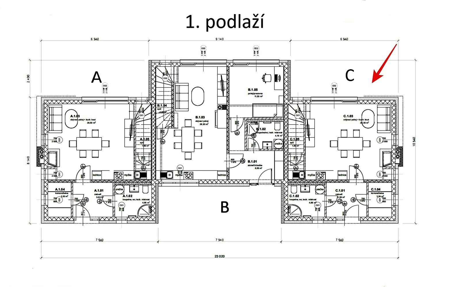 Prodej  rodinného domu 88 m², pozemek 330 m², Horoušany, okres Praha-východ