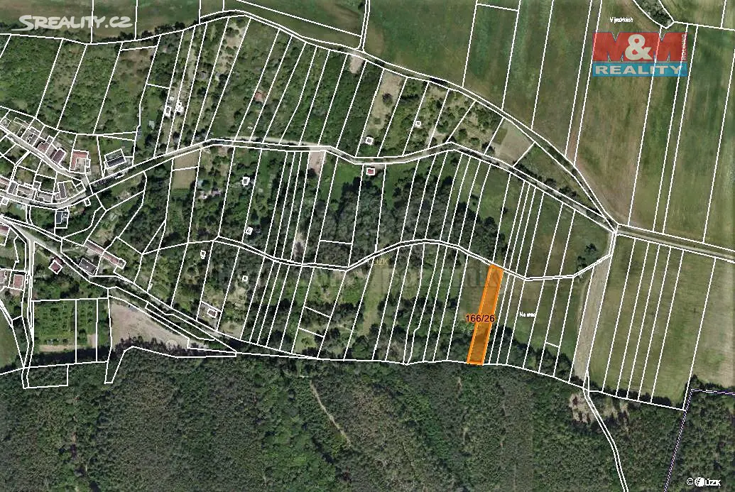 Prodej  zahrady 1 484 m², Krušovice, okres Rakovník