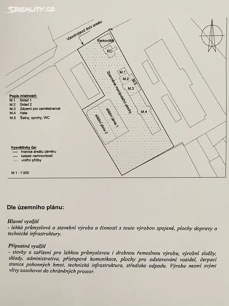 Prodej  komerčního pozemku 9 166 m², Rostěnice-Zvonovice, okres Vyškov