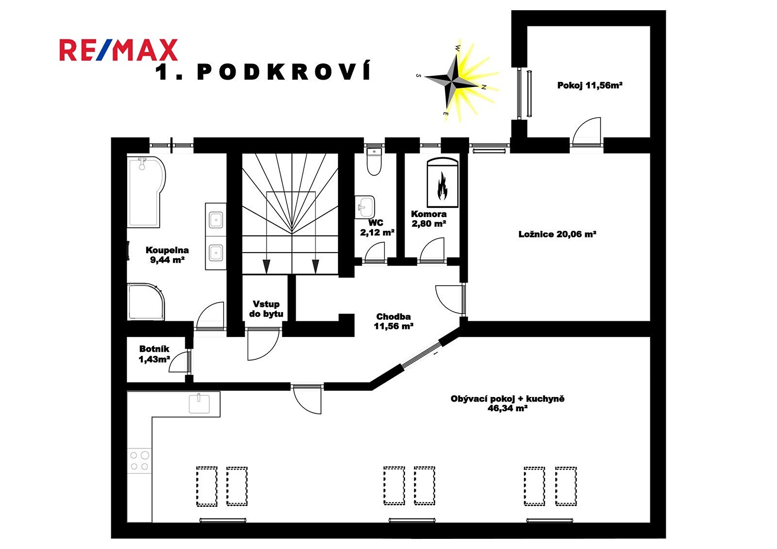 Prodej bytu 4+kk 172 m², Žižkova, Kladno