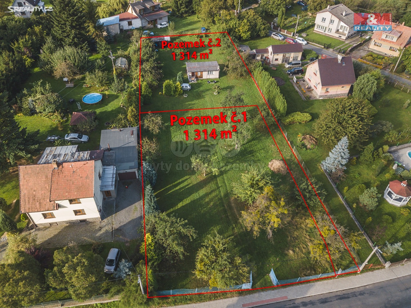 Prodej  stavebního pozemku 1 314 m², Štětkovice, okres Příbram