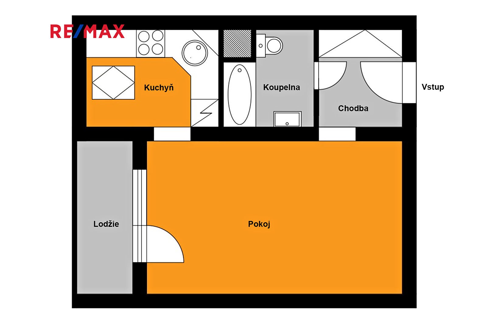 Prodej bytu 1+kk 38 m², Říční, Nymburk