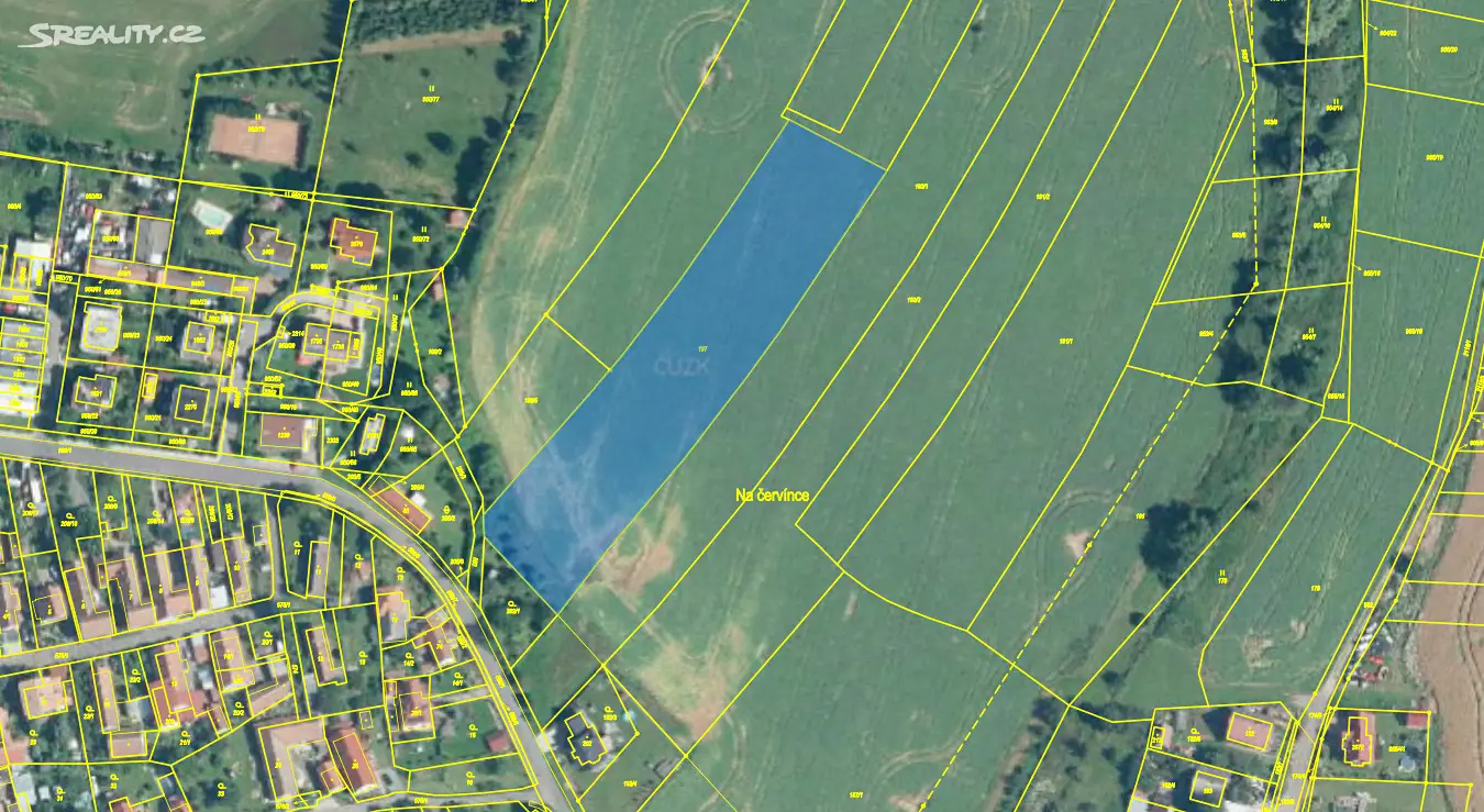 Prodej  stavebního pozemku 3 077 m², Heřmanův Městec - Chotěnice, okres Chrudim