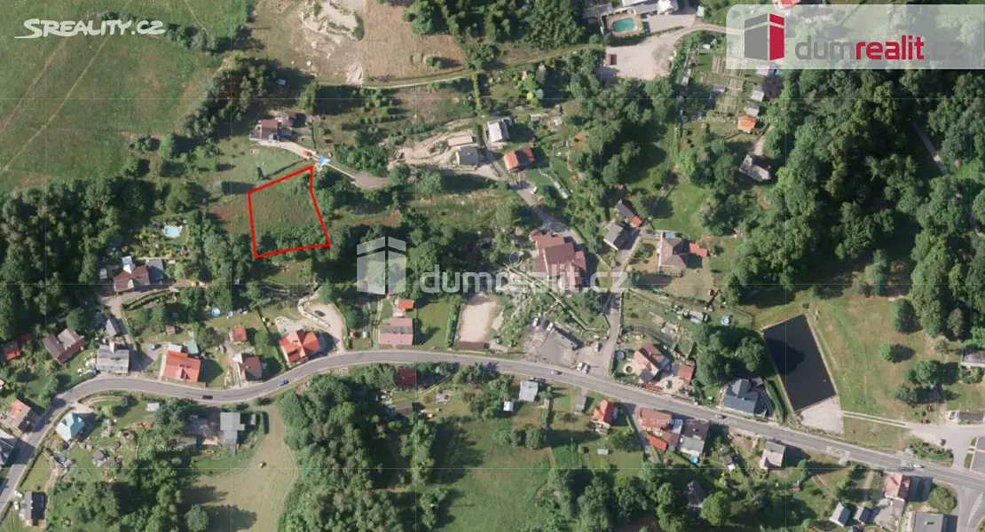 Prodej  stavebního pozemku 1 328 m², Nová Ves nad Nisou, okres Jablonec nad Nisou