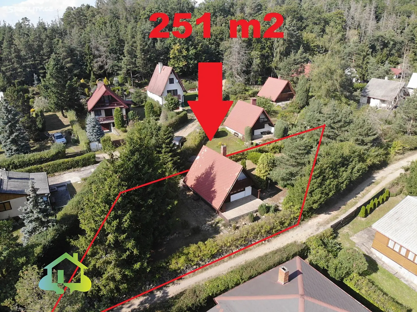Prodej  chaty 42 m², pozemek 251 m², Bohostice, okres Příbram