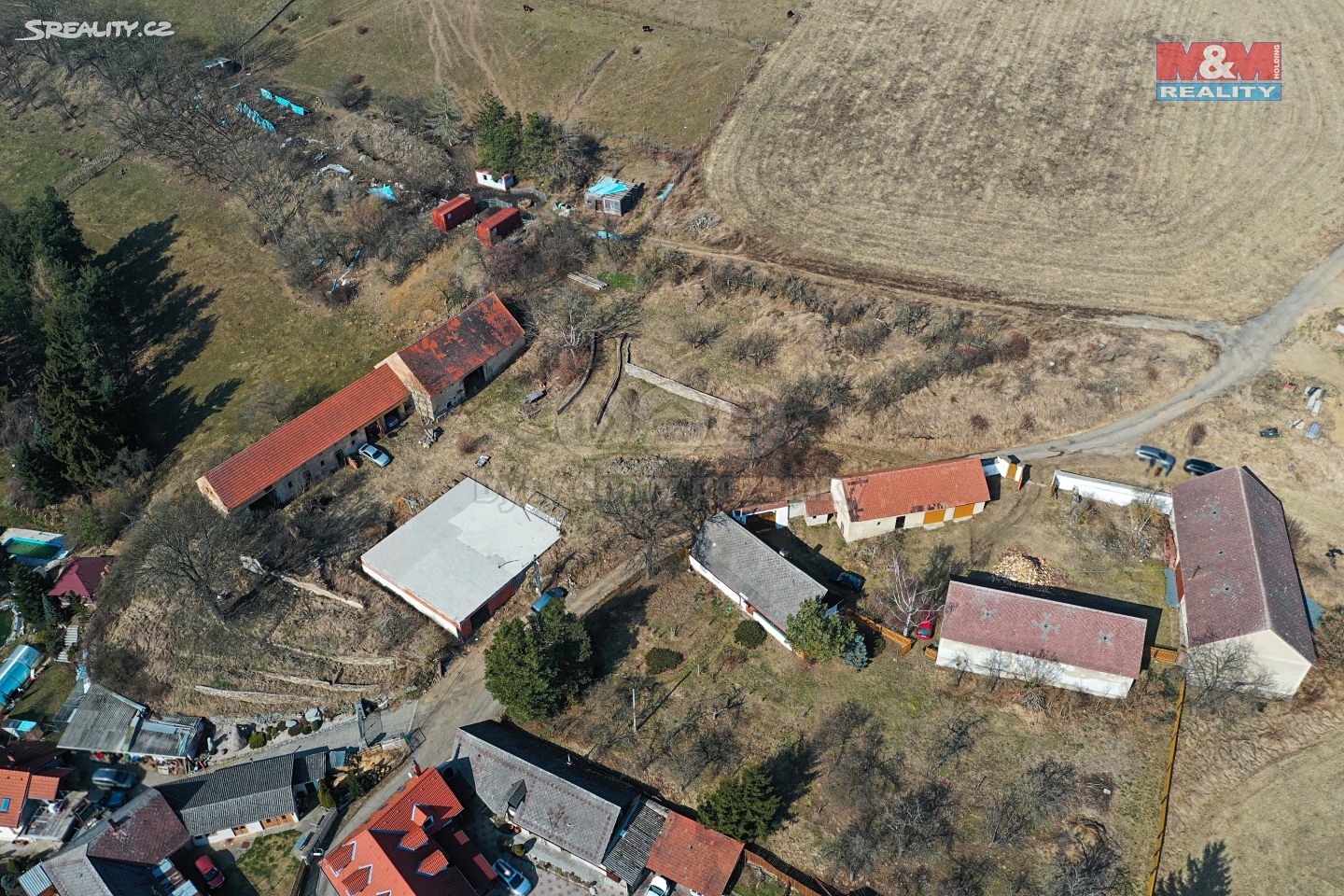 Prodej  stavebního pozemku 4 510 m², Nový Knín, okres Příbram