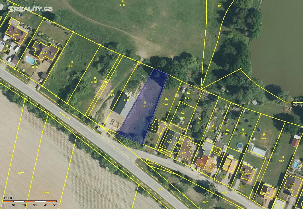 Prodej  stavebního pozemku 1 367 m², Haklovy Dvory, České Budějovice - České Budějovice 2
